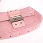 Pre-Owned Christian Dior Street Chic Pochette Pink Suede with Silver Hardware - Classic Charmers