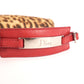 Pre-Owned Dior Leopard Pony Hair Red Leather Shoulder Bag with Ring Hardware - Classic Charmers
