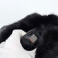 Fendi vintage Black Fur Mink Baguette