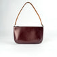 Louis Vuitton Monogram Vernis Pochette Handbag Burgundy