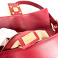 Fendi Baguette – Red Leather with Gold FF Buckle