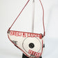 Christian Dior John Galliano Hardcore Mini Red Canvas Saddle