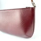 Louis Vuitton Monogram Vernis Pochette Handbag Burgundy