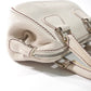 Pre-Owned Chanel White calfskin Leather Tassel Mini Boston Bag