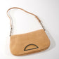 Pre-Owned Christian Dior Crocodile Alligator Leather malice Clutch Shoulder Bag Beige