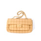Pre-Owned Chanel Grid Stitch Classic Flap Shoulder Bag in Beige - Classic Charmers