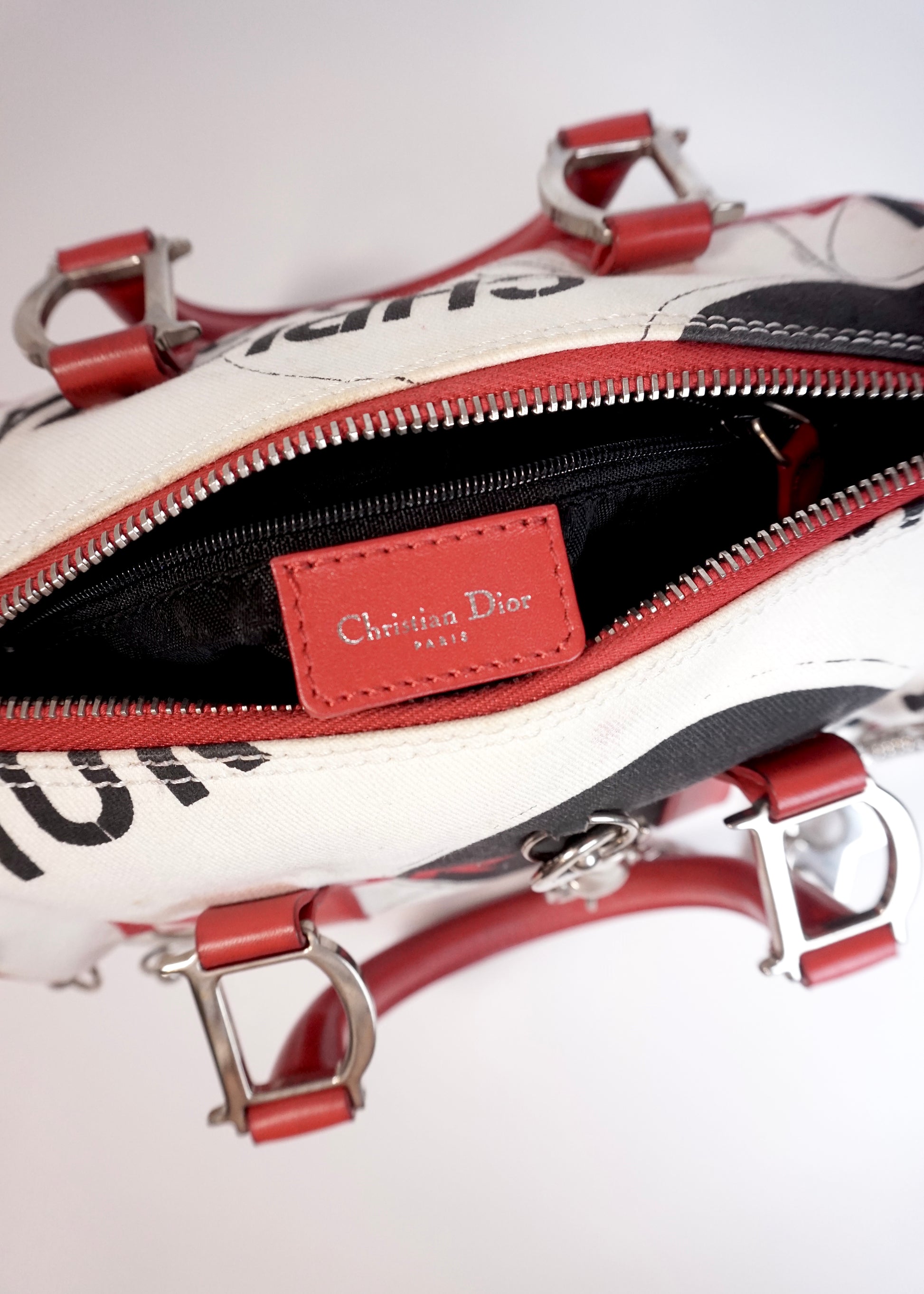 Pre-Owned Christian Dior Hardcore Bowling Bag “Poison” mini Boston bag - Classic Charmers