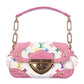 LOUIS VUITTON Limited Edition baby pink Alligator White Monogram Multicolore Marilyn Bag - Classic Charmers