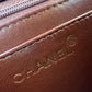 Chanel Vintage Calf Leather Brown Chocolate Classic Flap shoulder bag