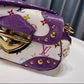 LOUIS VUITTON Limited Edition baby Purple Alligator White Monogram Multicolor Marilyn Bag