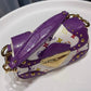 LOUIS VUITTON Limited Edition baby Purple Alligator White Monogram Multicolor Marilyn Bag