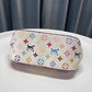 LOUIS VUITTON Limited Edition baby Purple Alligator White Monogram Multicolor Marilyn Bag