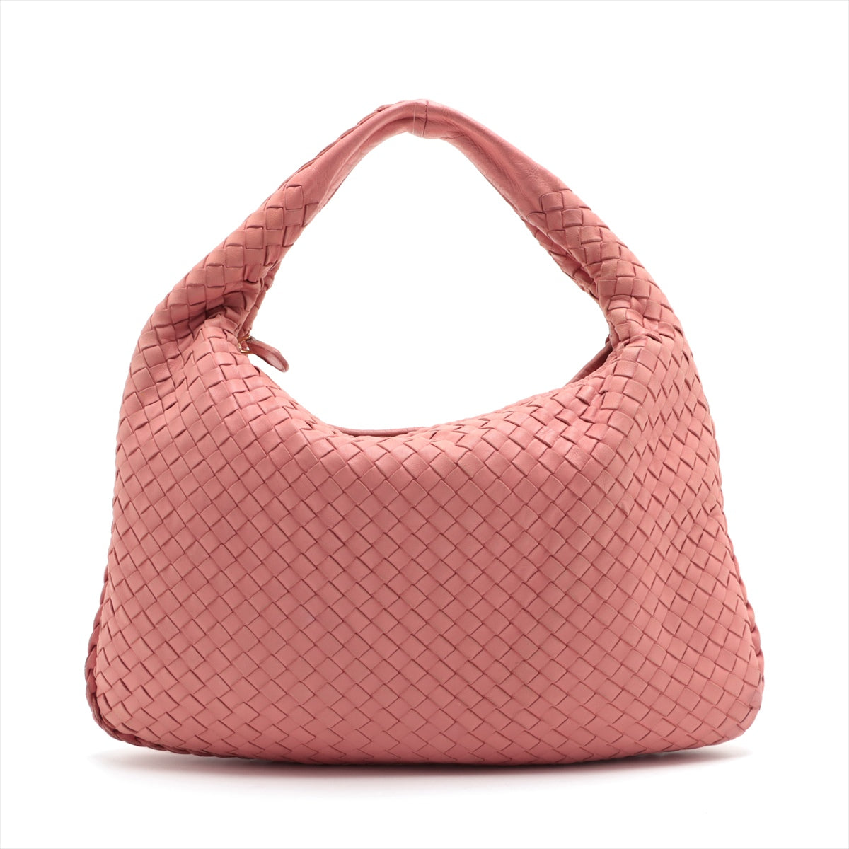 Pre-Owned Bottega Veneta Intrecciato Leather Shoulder bag Pink