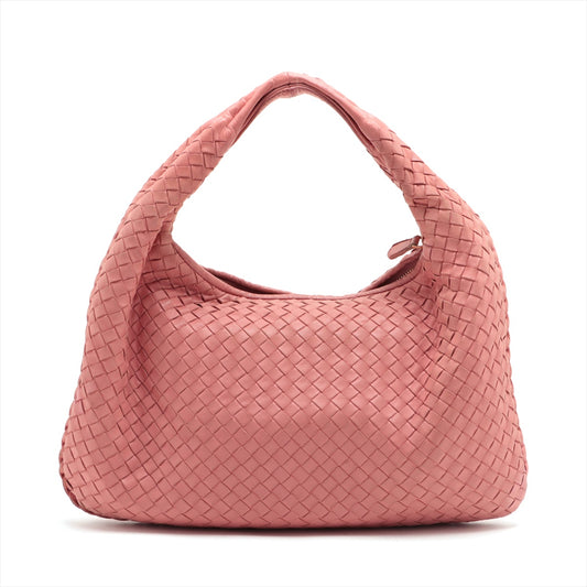 Pre-Owned Bottega Veneta Intrecciato Leather Shoulder bag Pink