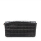 Pre-Owned Chanel Chocolate Bar Lambskin Chain Shoulder Bag Black Gold Metal