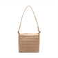 Pre-Owned Chanel Vintage Chocolate Bar Lambskin One shoulder bag Gold Metal