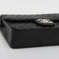 Pre-Owned Chanel Matelasse Lambskin Chain shoulder bag Pearl Black Gold Metal