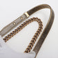 Pre-Owned Chanel BOY CHANEL 25 Leather Chain shoulder bag Black×Gold Gold Metal