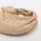 Pre-Owned Bottega Veneta Intrecciato Candy Jodi Leather Hand bag Beige