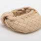 Pre-Owned Bottega Veneta Intrecciato Candy Jodi Leather Hand bag Beige
