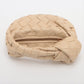 Pre-Owned Bottega Veneta Intrecciato Candy Jodi Leather Hand bag Beige