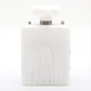Pre-Owned Chanel Coco Mark Plastic Chain Shoulder Bag perfume bag marble pattern White Silver Metal