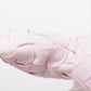 Pre-Owned Bottega Veneta Intrecciato Candy Jodi Leather Hand bag light pink