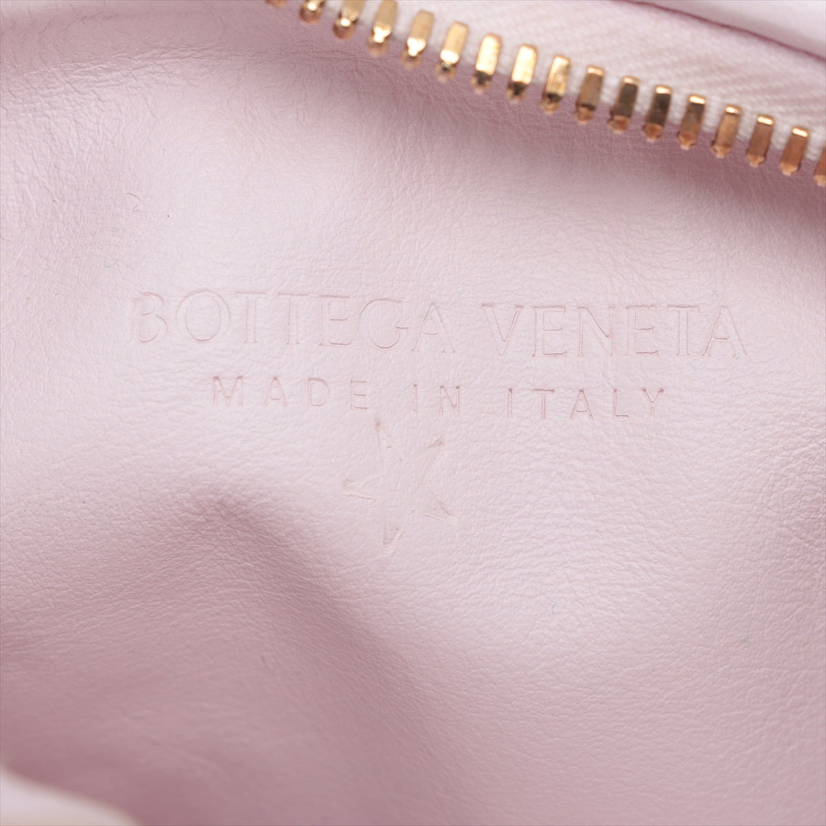 Pre-Owned Bottega Veneta Intrecciato Candy Jodi Leather Hand bag light pink