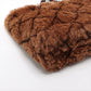 Pre-Owned Chanel Matelasse Fur Chain Tote Bag Brown Black Metal