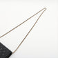 Pre-Owned Chanel Lambskin Chain wallet on chain Black Gold Metal