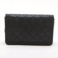 Pre-Owned Chanel Caviar Wallet on Chain Shoulder Bag Black Gold Metal