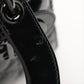Pre-Owned Christian Dior Lady Dior Cannage Patent Leather 2 Way Handbag Black