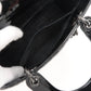 Pre-Owned Christian Dior Lady Dior Cannage Patent Leather 2 Way Handbag Black