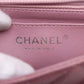 Chanel Caviar Leather Pink Classic Flap mini