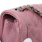 Chanel Caviar Leather Pink Classic Flap mini
