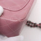 Chanel Caviar Leather Pink Classic Flap mini