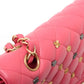 Chanel Classic Flap Medium Pink Caviar Leather with Embellished Quilting
