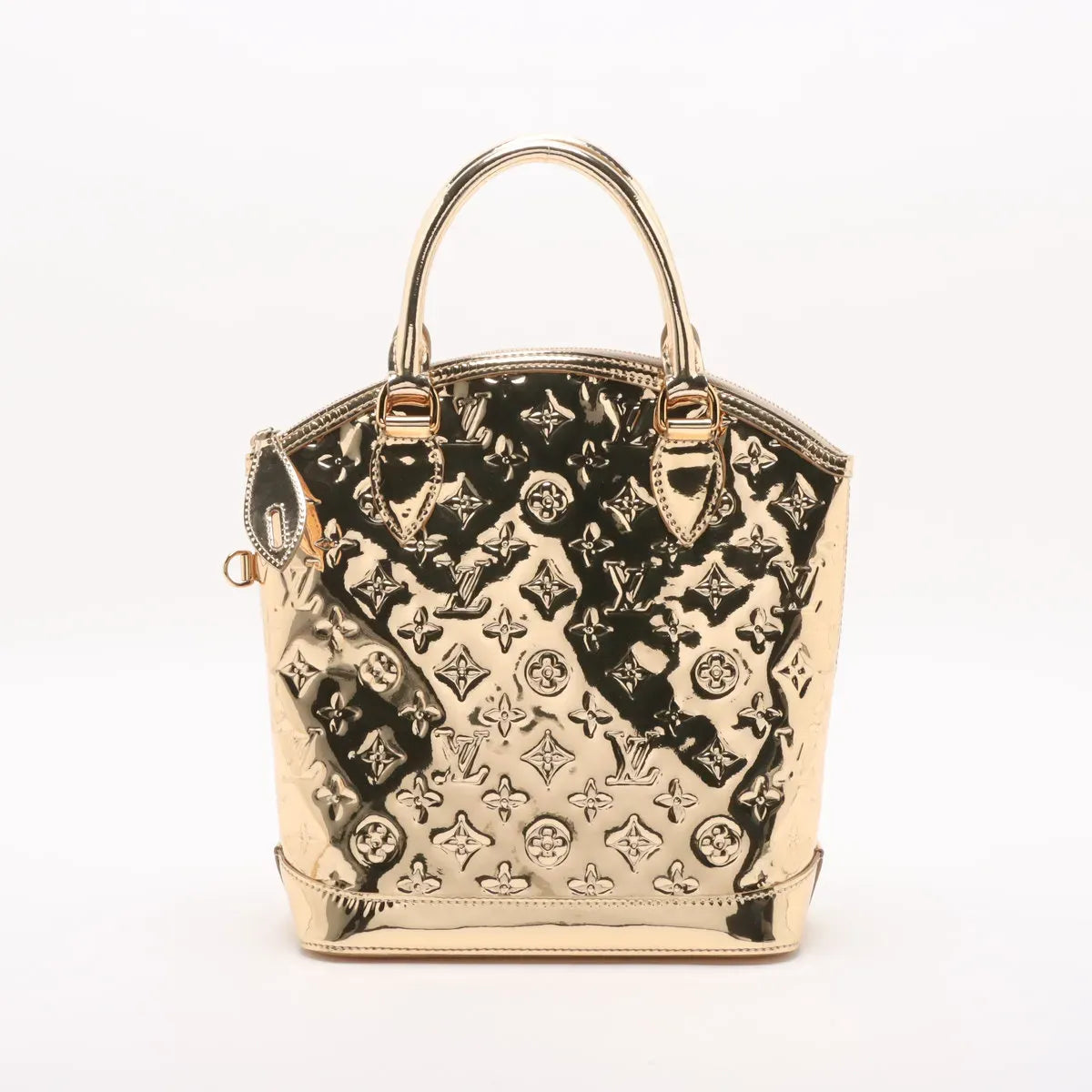 Louis Vuitton 2000s Alma PM Gold Mirror Monogram Leather