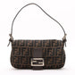 Fendi Zucca Baguette Shoulder Bag – Brown Canvas