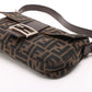 Fendi Zucca Baguette Shoulder Bag – Brown Canvas
