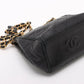 Chanel Black Quilted Leather Chain Shoulder Bag with Gold-Tone Hardware