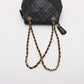 Chanel Black Quilted Leather Chain Shoulder Bag with Gold-Tone Hardware