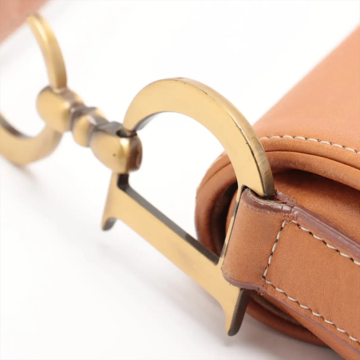 Christian Dior Vintage Brown leather Saddle Bag No.3