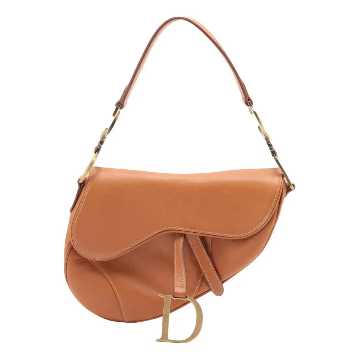 Christian Dior Vintage Brown leather Saddle Bag No.3