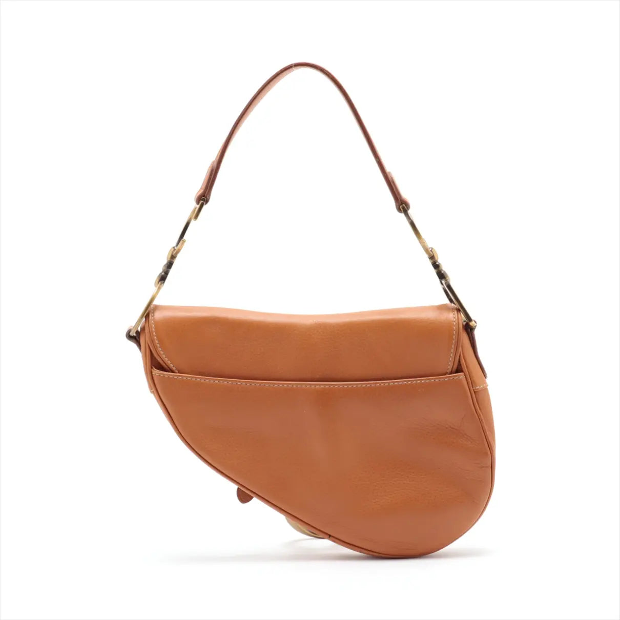 Christian Dior Vintage Brown leather Saddle Bag No.3