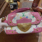 LOUIS VUITTON Limited Edition baby pink Alligator White Monogram Multicolore Marilyn Bag