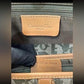 Pre-Owned Christian Dior vintage canvas green saddle bag